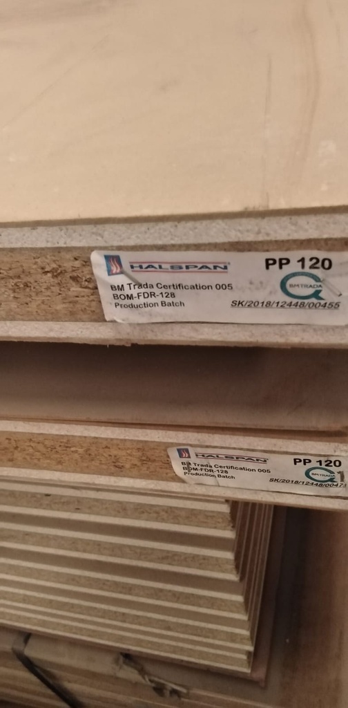 Halspan Prima FD120 2390x1150x62mm With Fire Seal Kit