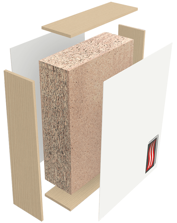HALSPAN OPTIMA FD60 2440x1070x54mm Door Fabrication, Fire door cores function exceptionally well in a fire by slowing the spread of flame and smoke.