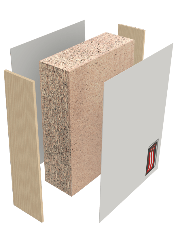 HALSPAN PRIMA FD90 2150x1040x64mm With Fire Seal Kit Door Fabrication, Fire door cores function exceptionally well in a fire by slowing the spread of flame and smoke.