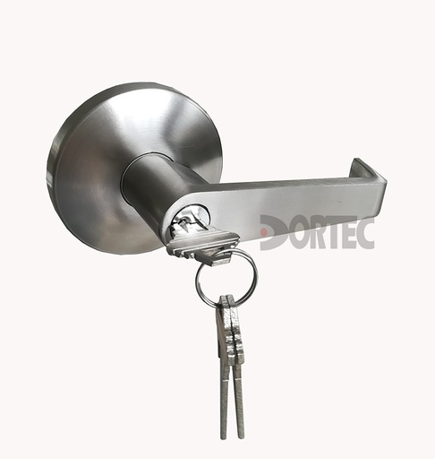 [PUSH-BAR-003] MOURIXA Stainless Steel Exterior Trim Lock for Push Bar Panic Exit Device 